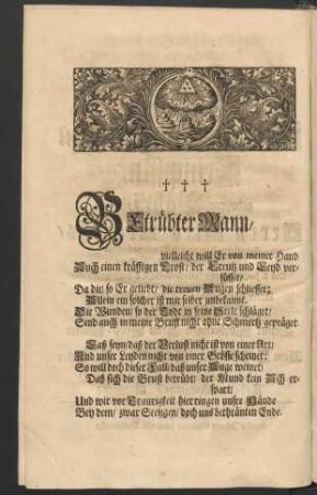 Betrübter Mann/