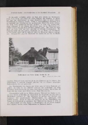 Sachsenhaus von Peter Haase, Seeth Nr. 13 Abb. 1 Lichtbild W. Jessen (1900)