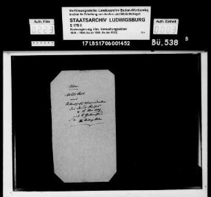 Wahl der ritterschaftlichen Abgeordneten zur 2. Kammer der Ständeversammlung