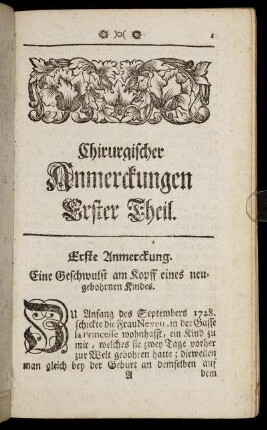 Erste Anmerckung. - Funffzehende Anmerckung.