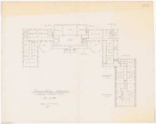 Schloss Sonnenburg, Bad Freienwalde: Grundriss Erdgeschoss 1:100