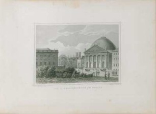 Tafel: Die St. Hedwigskirche in Berlin