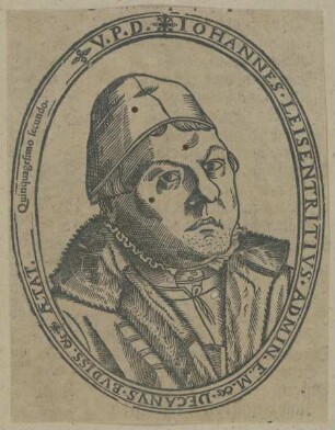 Bildnis des Johann Leisentritt a Juliusberg