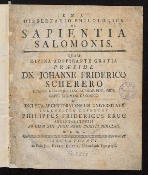 1-16, De Sapientia Salomonis