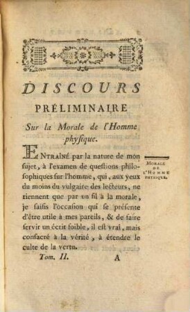 De La Philosophie De La Nature, ou Traité De Morale Pour L'Espece Humaine : Tiré de la Philosophie et fondé sur la nature, 2