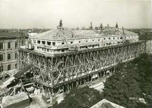 Bestelmeyer, German; München; Technische Hochschule (TH) - Baustellenfoto