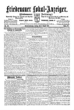 Nr. 178, 08.08.1919