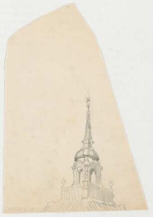 Thiersch, Friedrich von; München; Palais Bernheimer - Turmspitze (Perspektive)