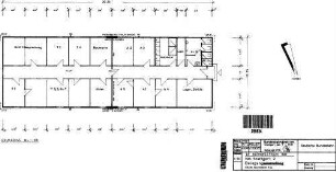 Kornwestheim Pbf: Nebengebäude Dienstg.f.Nm Stg.2 Wohnhaus Grundriss