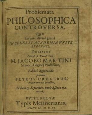 Problemata philosophica controversa