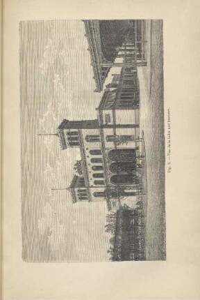 Vue de la halle aux bestiaux