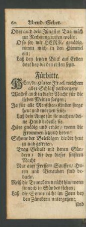 Fürbitte