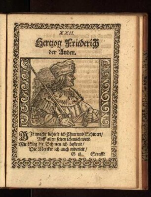 Hertzog Friederich der Ander