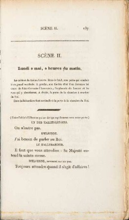 Scene II. Lundi 9 mai, 9 heures du matin