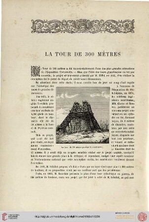 La Tour des 300 métres