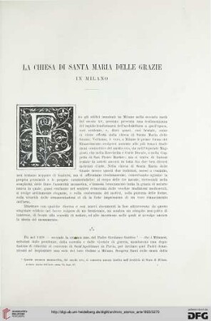 6: La chiesa di Santa Maria delle Grazie in Milano