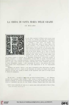 6: La chiesa di Santa Maria delle Grazie in Milano