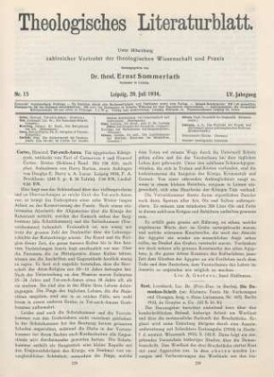 225-226 [Rezension] Tut-ench-Amun - ein ägyptisches Königsgrab, entdeckt von Earl of Carnarvon und Howard Carter ; 3