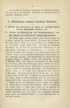 II. Vereine für Sonntagsruhe und Sonntagsheiligung