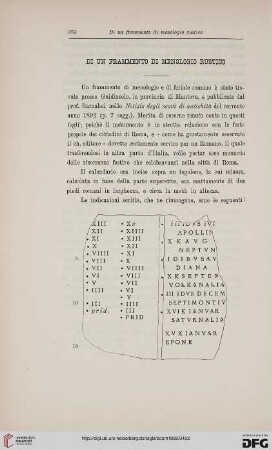 20: Di un frammento di menologio rustico