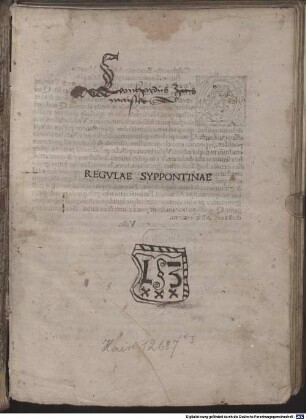 Rudimenta grammatices : gewidmet Pyrrhus Perottus. Mit Brief an Antonius Moretus von Johannes Calphurnius