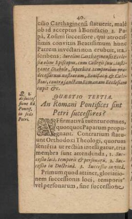 Quaestio Tertia.