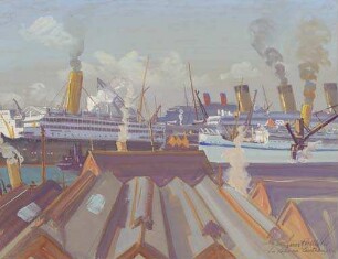 Im Hafen von Southampton