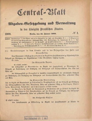 13. Januar-29. Dezember = No. 1-26
