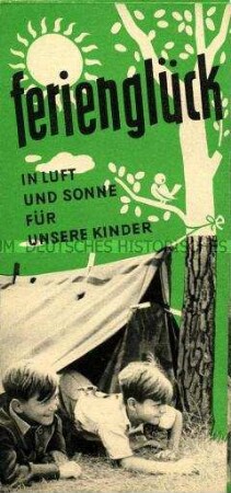 Werbe- und Informationsprospekt für Kinderferienlager