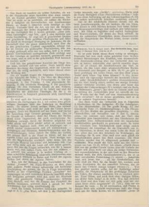 50-51 [Rezension] Hoffmann, Richard Adolf, Das Gottesbild Jesu
