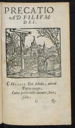 Precatio Ad Filium Dei.