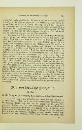 Das norddeutsche Flachland
