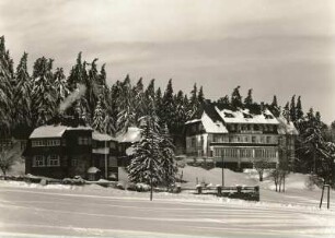 Oberbärenburg. FDGB-Ferienheim "Neues Leben". Winteraufnahme