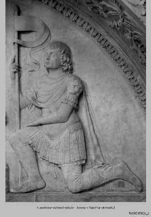 Grabmal des Dogen Niccolò Marcello : Der Doge Niccolò Marcello vor Maria und dem Christuskind