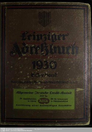 109.1930: Leipziger Adreß-Buch