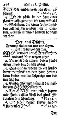 Der 128. Psalm