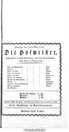 Die Hofmeister