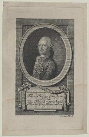 Bildnis des Tobias Philipp von Gebler