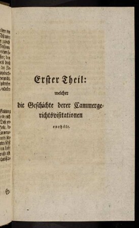29-287, Erster Theil:
