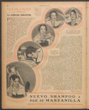 Nuevo shampoo a base de manzanilla : Una clase de belleza por semana