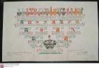 Ahnenprobe des Friedrich Christoph Wambold v. Umstadt. - ausgefertigt 1770 Dezember 11, Pergamen, Zeichner Joseph melbert