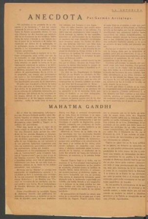Mahatma Gandhi