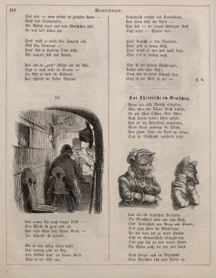"Wandlungen" "Das Thierische im Menschen"