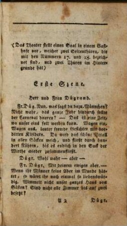 Die Ehemänner als Junggesellen : Ein Lustspiel in einem Akt