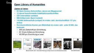 Open Library of Humanities- Konsortiale Förderung von Open Access in den Geisteswissenschaften