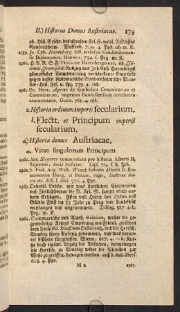2. Historia ordinum imperii secularium.