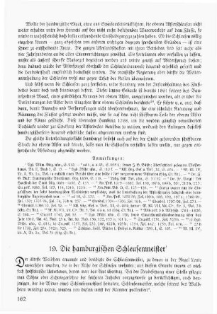 19. Die hamburgischen Schleusenmeister