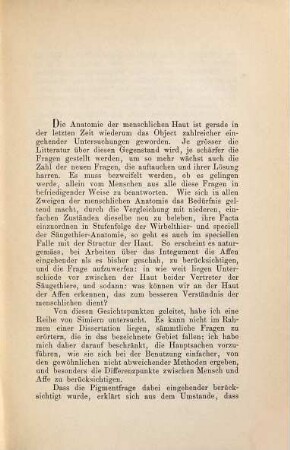 Beiträge zur Kenntnis der Haut der Affen : Inaug.-Diss.