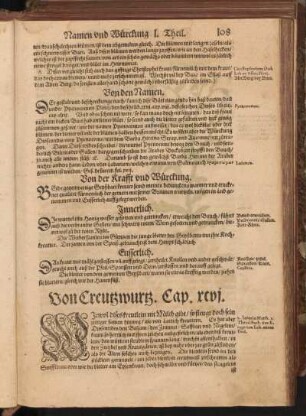 Von Creutzwurtz, Cap. XCVI