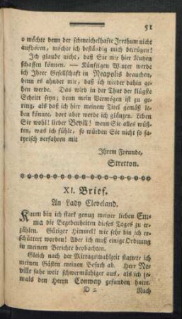 XI. Brief. - XX. Brief.